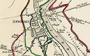 Maps and plans of Newport