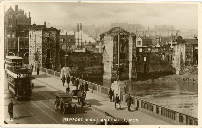 Newport Bridge and Castle, Mon