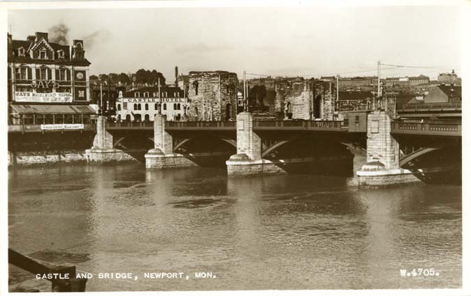 Castle and Bridge, Newport, Mon.