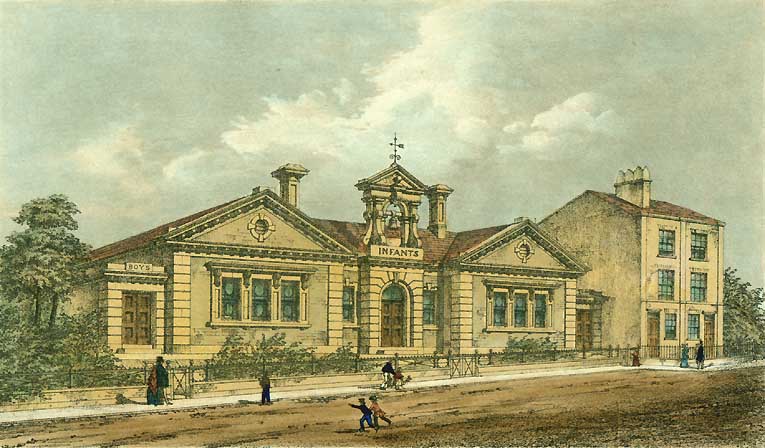 British Schools Stow Hill Newport Monmouthshire erected in 1856
