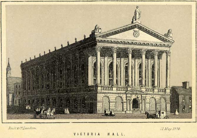 The Victoria Hall Newport, 1874