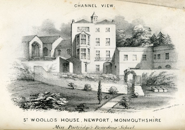 Rear View of St. Woollos House, Newport