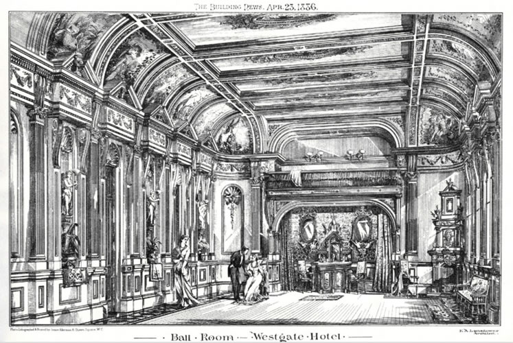 The Ball Room Westgate Hotel Newport Monmouthshire 1886