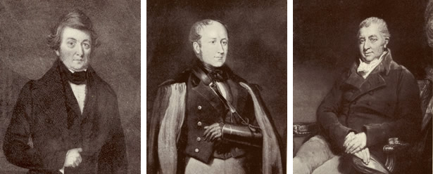 John Frost, Sir Thomas Phillips and Sir Charles Morgan