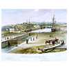 View of the Dock, Newport 1842