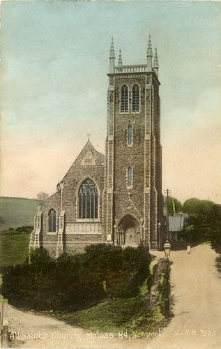 All Saints Church Malpas Road Newport - Newport Past Photo Search