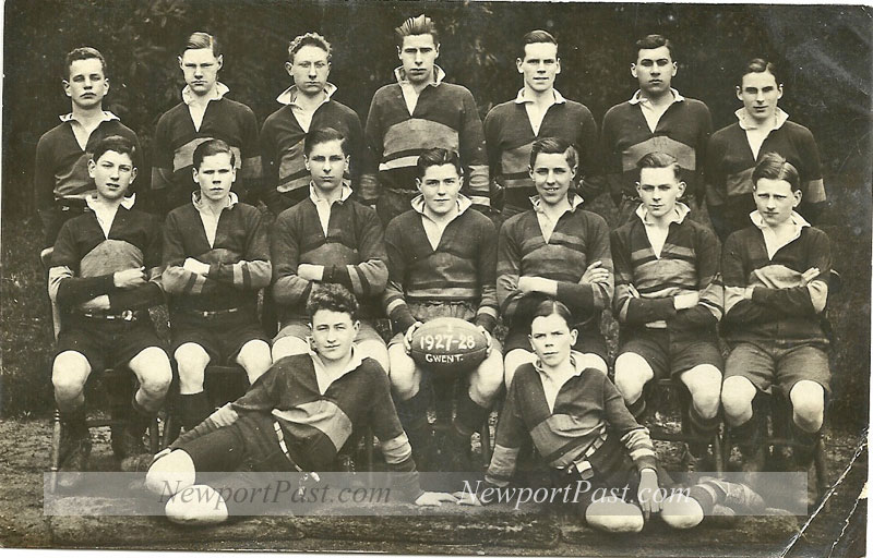 Gwent College Rugby Team 1927 - 1928 - Newport Past Photo Search