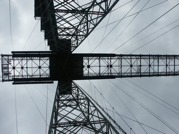 The Transporter Bridge Newport Mon Monmouthshire Wales UK